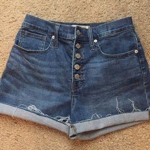 Madewell High Waisted Shorts